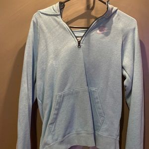 Sky Blue Nike Zip-up Hoodie